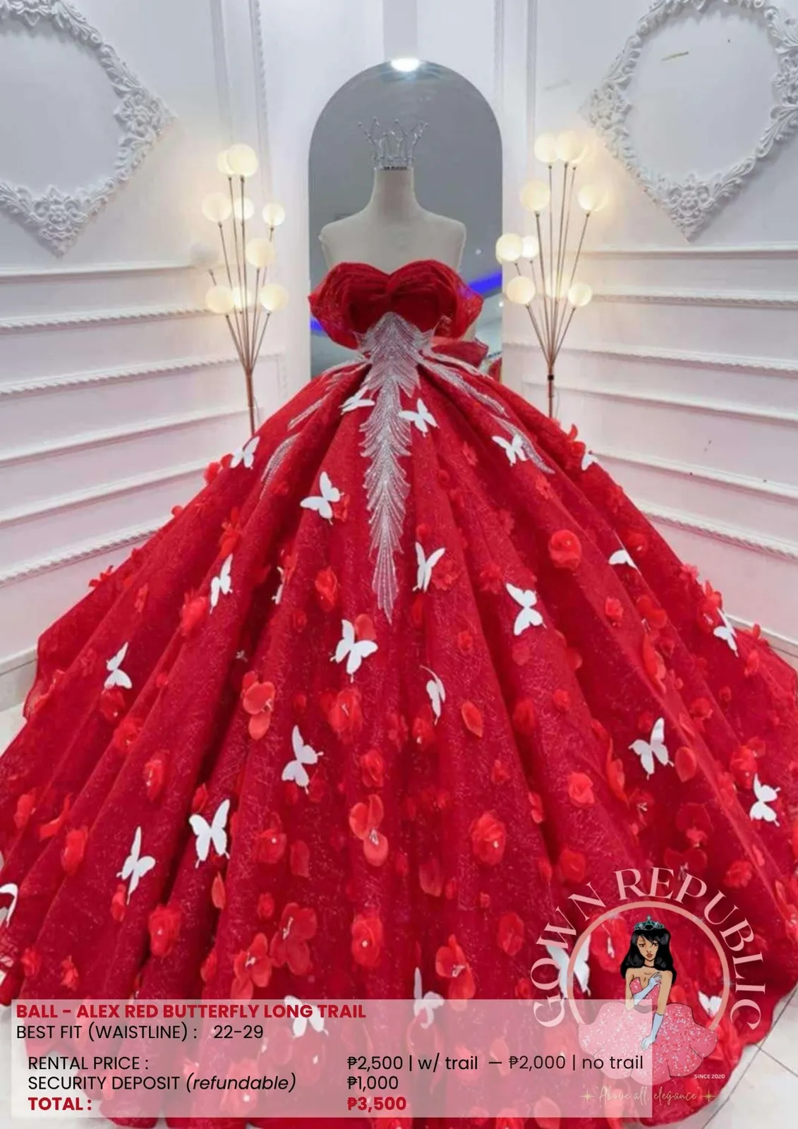 Ball Gowns: Red 213